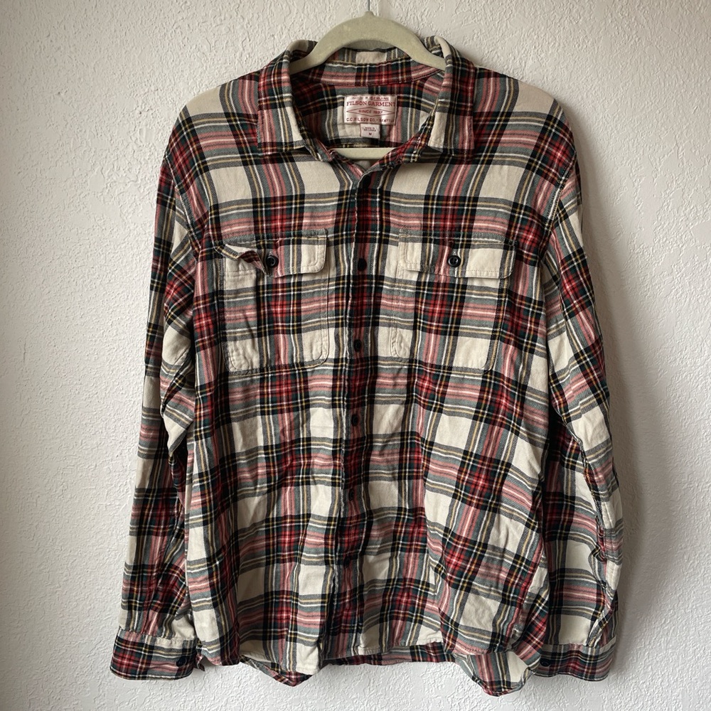 Filson Plaid Button-Up Long Sleeve Shirt